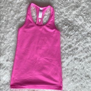 Ivivva KeepURcool racer tank in bright pink